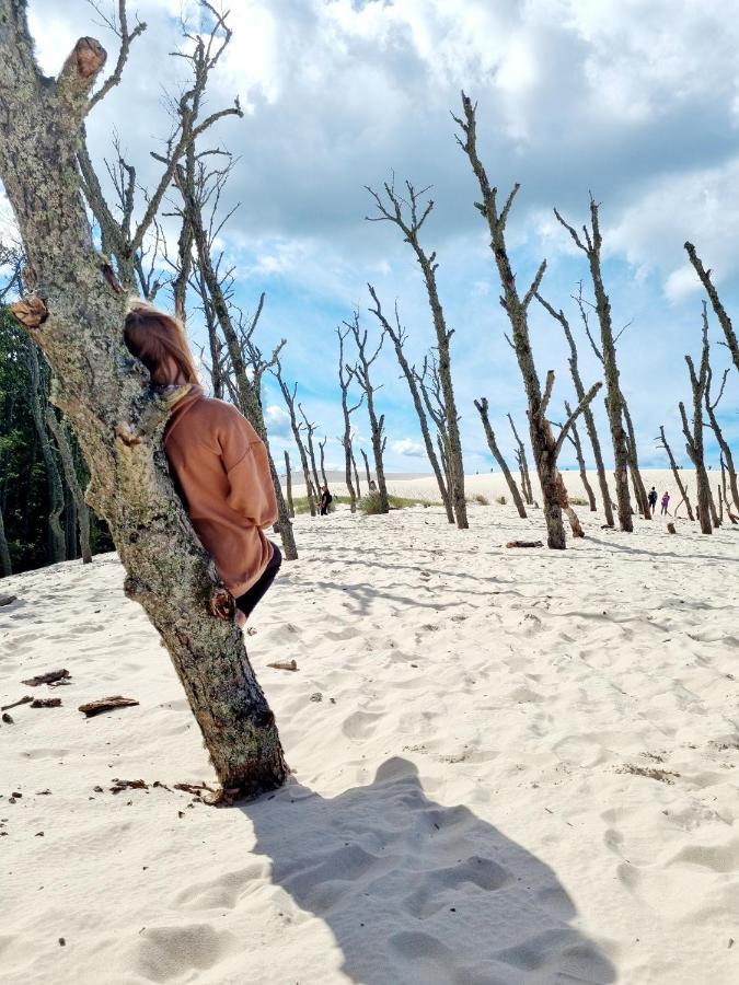 Siedlisko Na Wydmach, Domki Klimatyzowane ليبا المظهر الخارجي الصورة